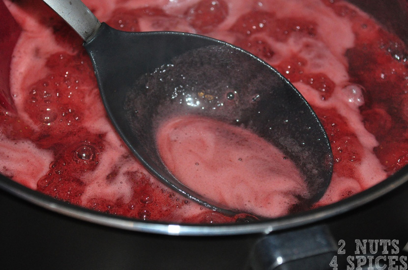 receita de geleia de morango espuma